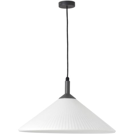 SAIGON Lampe suspension grise/blanche mat R55 71579-02