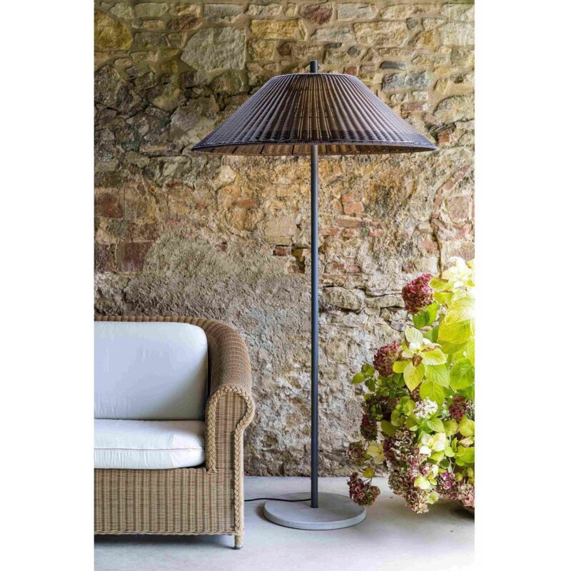 

SAIGON Lámpara de pie gris/marrón 2M W100 - GRIS OSCURO