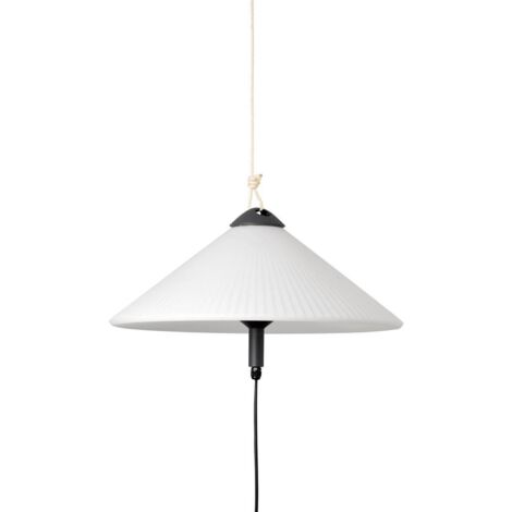 SAIGON Tragbare Lampe und Hängelampe grau/weiß matt R55 71584-01