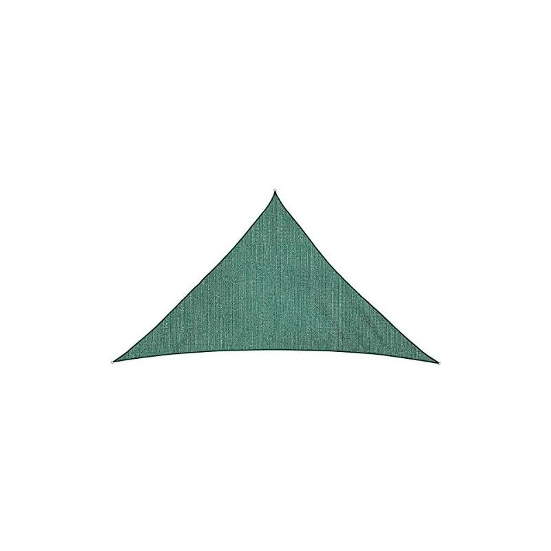 Garden Deluxe Collection - Sail de l'ombre triangulaire en polyester 185 gr 5x5x5 mètres positano Green - Green