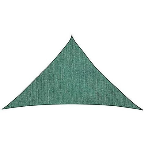 Sail de l'ombre triangulaire en polyester 185 gr 5x5x5 mètres positano  Green