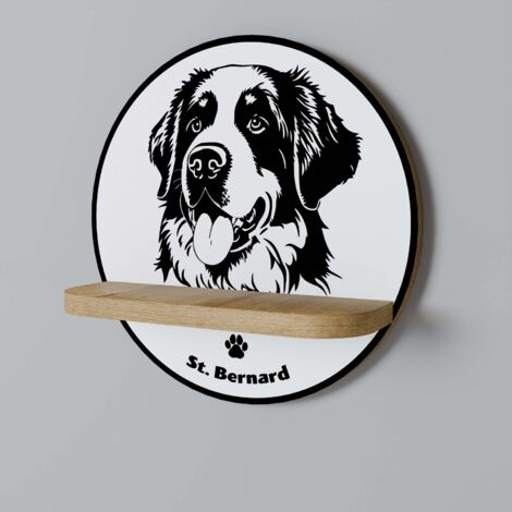 SAINT BERNARD Rundes Regal