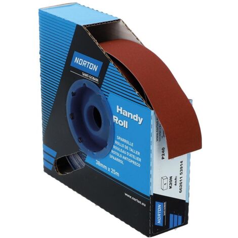 Saint Gobain Norton Clipper Sparrolle K20N 38 mmx25 m P240