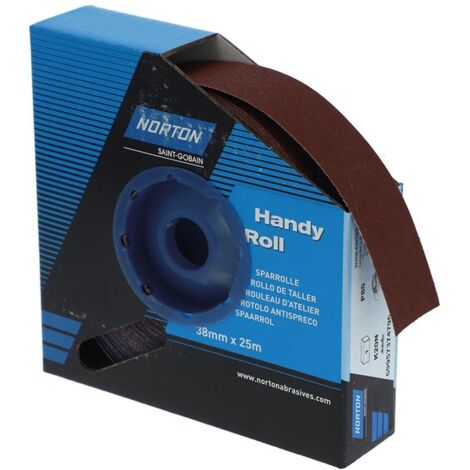 Saint Gobain Norton Clipper Sparrolle K20N 38 mmx25 m P80