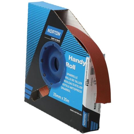 Saint Gobain Norton Clipper Sparrolle R222 25 mmx25 m P320