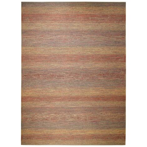 SAINT-TROPEZ - Tapis extérieur-intérieur motifs lignes jaune 200x290