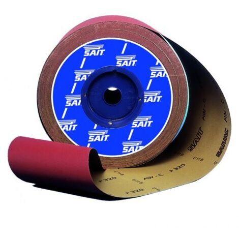 Sait CARTA ABRASIVA RI-SAITAC AW-C mm. 115x100 mt. grana 320