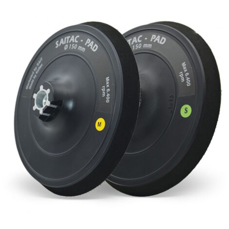 SAIT PAD-VEL STANDARD Platorello con cuscino in gomma sintetica M14 - Diametro: 150
