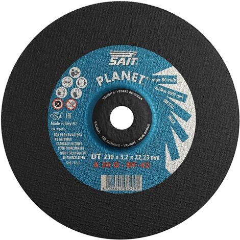 Sait PLANET DT A30Q mola centro depresso acciaio ghisa 230x3,2x22,23