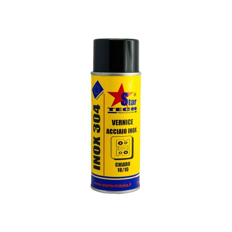 Image of Inox 304 spray 400 ml vernice anticorrosiva a base di acciaio inossidabile inox 12 pezzi