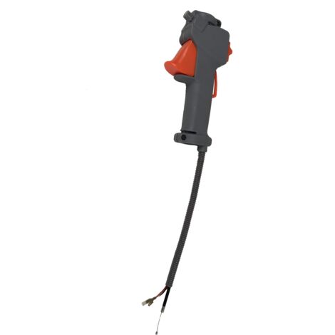 Sakawa – Commande accélérateur pour débroussailleuse multifonction – Poignée de gaz Debrozator – Compatible barres 26 mm – Câble 25 cm