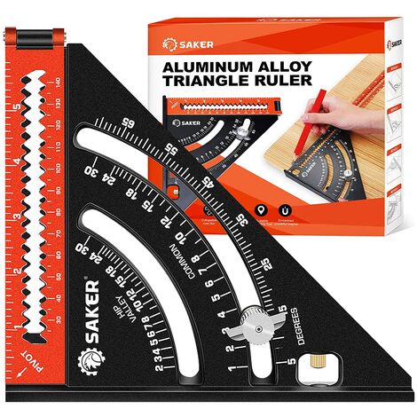 Stainless Steel Ruler Anti-rust Combination Square Measuring Ruler