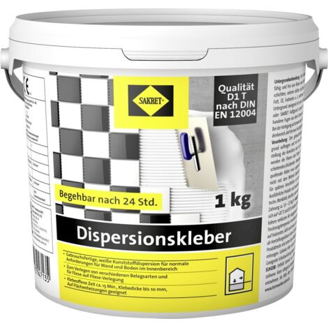 Sakret Fliesenkleber Dispersionskleber 1 kg Fliesenkleber & Baukleber