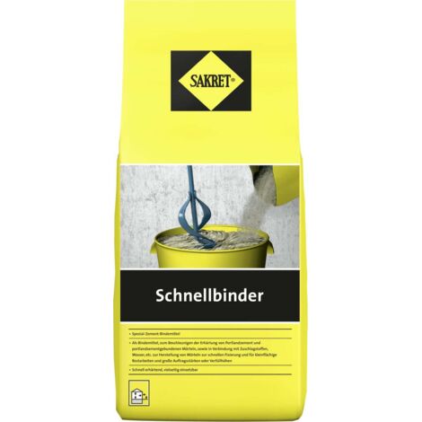 Sakret Schnellbinder 5 kg Beutel grau Fliesenkleber & Baukleber