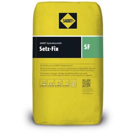 SAKRET Setz-Fix SF Montagemörtel Schnell 25kg