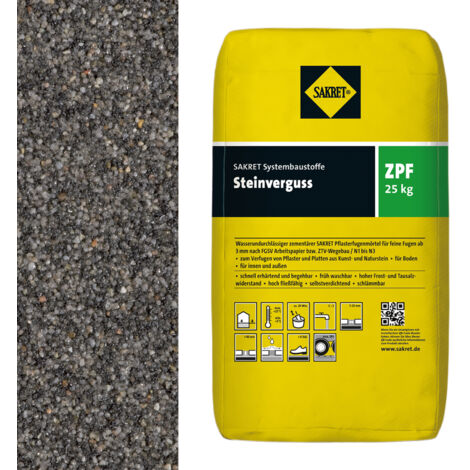 SAKRET Steinverguss ZPF Anthrazit 25kg