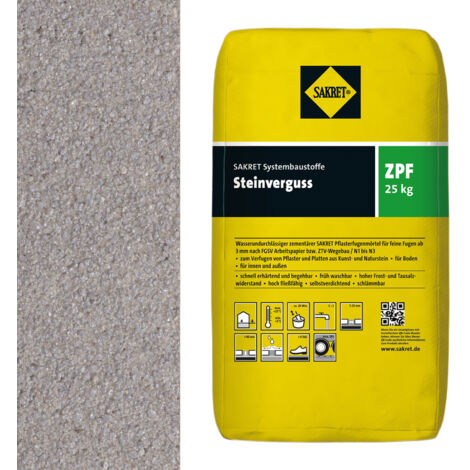 SAKRET Steinverguss ZPF Grau 25kg