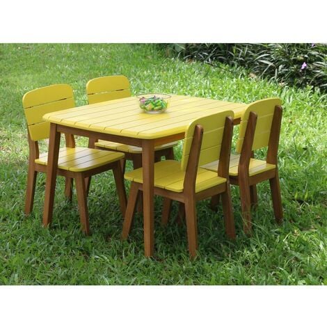 KEPLIN Salottino da Esterno in Rattan–Set da Giardino 4pz, Divano, Sedie e  Tavolo da Bistrot per Prato, Patio, Veranda, Balcon - Buonitaly