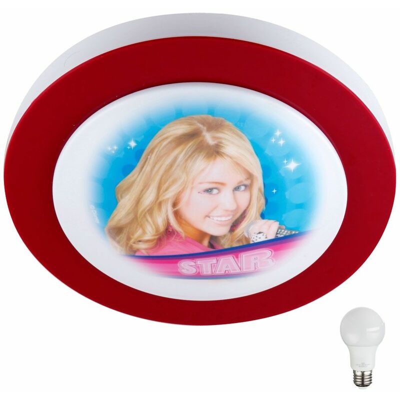 

Lámpara de techo para sala de juegos infantil Hannah Montana lámpara redonda 662363