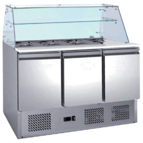 Saladette Réfrigérée 3 Portes - 368 L