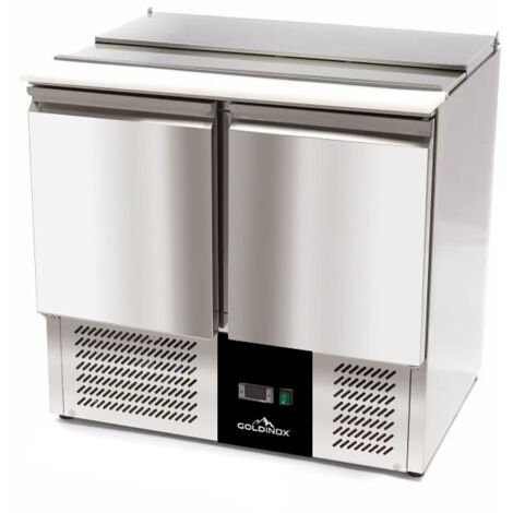 Saladette réfrigérée compacte 2 portes PREMIUM - GOLDINOX