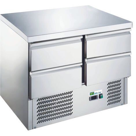 Saladette Réfrigérée Inox Série Star 700 avec 4 Tiroirs GN 1/1 - AFI Collin Lucy