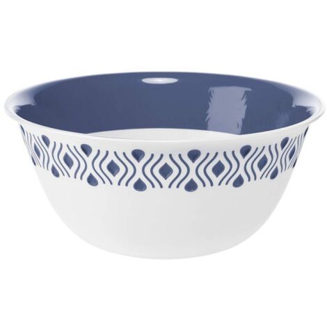 Saladier Blue 29 de qualité extra avec option couvercle pour aliments, 100% Made in Italy.