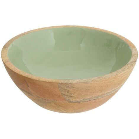 Saladier Inaya D19cm vert et manguier - Atmosphera créateur d'intérieur