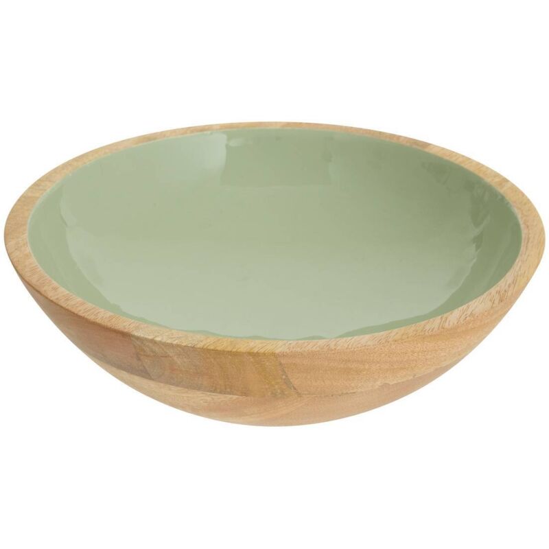 Saladier Inaya D25cm vert et manguier - Atmosphera créateur d'intérieur