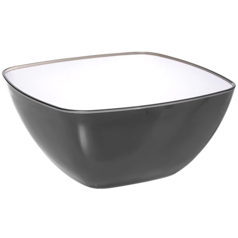 Saladier square Charbon 25 cm