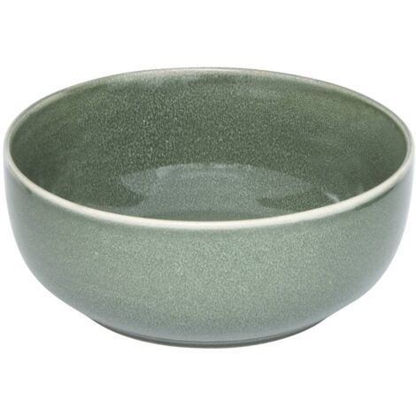 Saladier Terre inconnue vert Kaki D21,5xp9cm - Atmosphera créateur d'intérieur