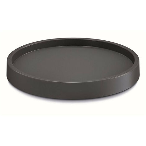 Salaire de résine ronde avec rouleaux de rouleaux rotatifs IPRR 29xH5 cm Black