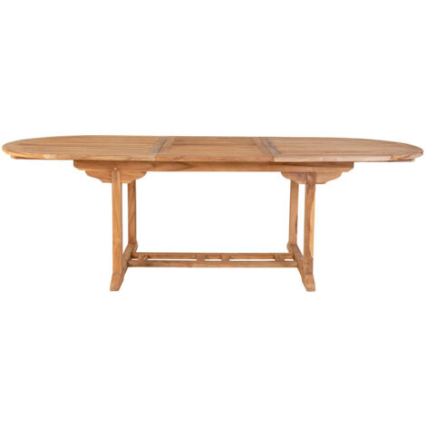 Salamanca Table de jardin avec extension supplémentaire, en teck.
