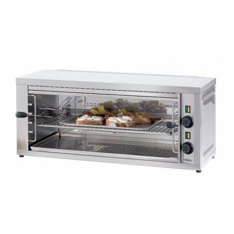 Salamandre Casselin GM – 3200W, Grille 4 Niveaux, Inox et Passe-Plat 220 V - MONO