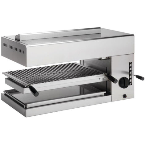 Salamandre de Cuisine gaz - Base mobile 8 positions - Grille 575 x 400 mm - SG7