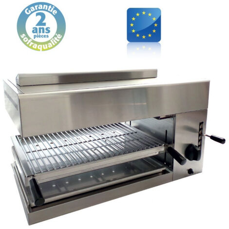 Salamandre Professionnel de Cuisine L75 - Gaz - Base mobile - Sofraca