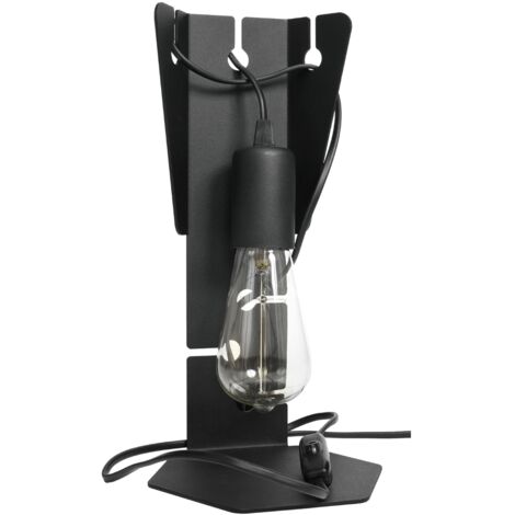 SALAMANIX LAMPE DE BUREAU 1 E27 NOIR LUMILO 08.180.80