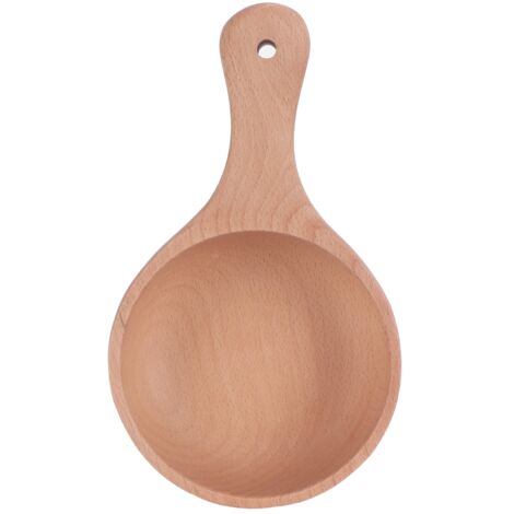 Salatschüssel aus Holz mit Griff, japanischer Stil, für Nudeln und Obst, Küchenutensil