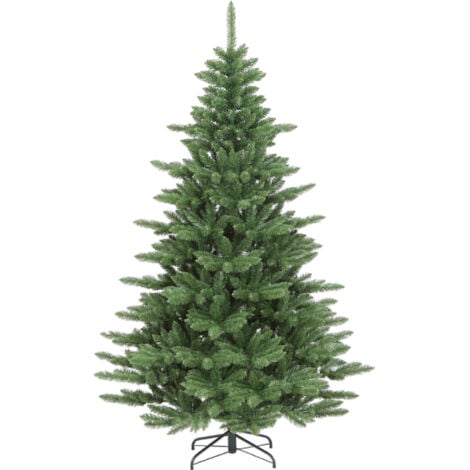 SALCAR Sapin de Noël artificiel Sapin de Noël artificiel Naturel - avec des branches denses, 180 cm