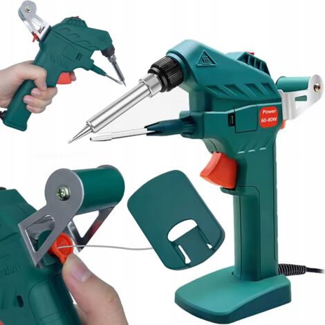 Saldatore con trasformatore da 60W con alimentatore in stagno e supporto