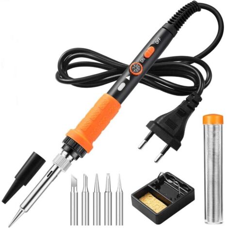 SALDATORE ELETTRICO A PENNA STILO CON DUE PUNTE DRITTA E CURVA 60W PROJECT03 | Tooltek | Ferramenta Online, Prodotti Per Fai Da Te E Giardinaggio - Foto 8