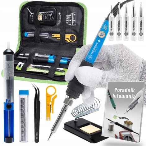 SALDATORE DI PRECISIONE Set saldatore per elettronica Techrebal 60W
