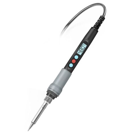 Saldatore elettrico da 90 W, temperatura costante 180480℃, regolabile, cavo elettrico, industriale