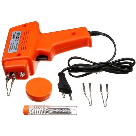 Saldatore istantaneo a stagno elettrico 100W + accessori HLK003A