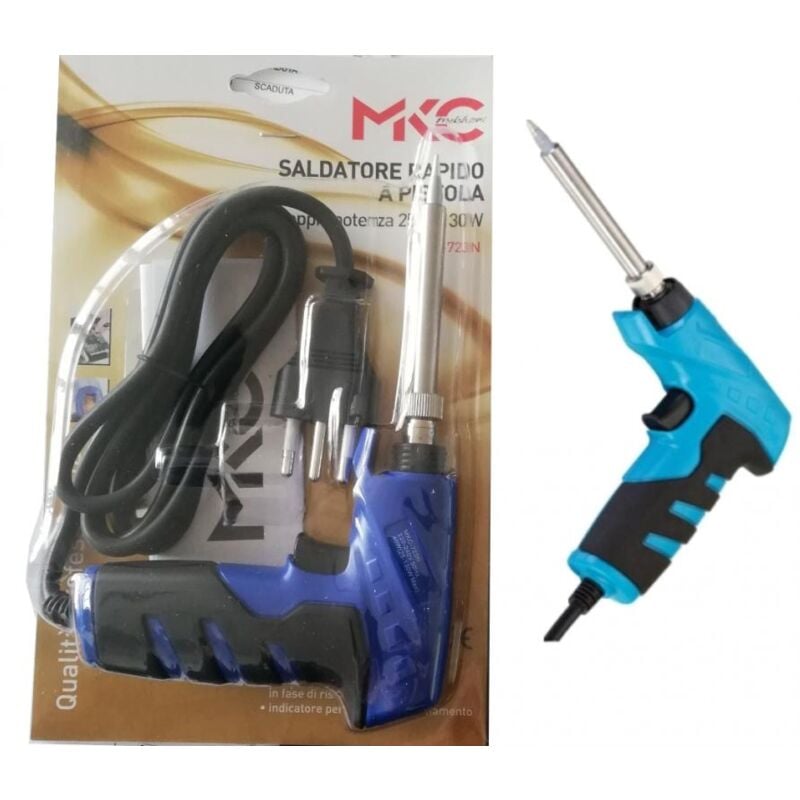 Saldatore Stagno A Pistola Punta Temperatura Doppia 25 W 130w