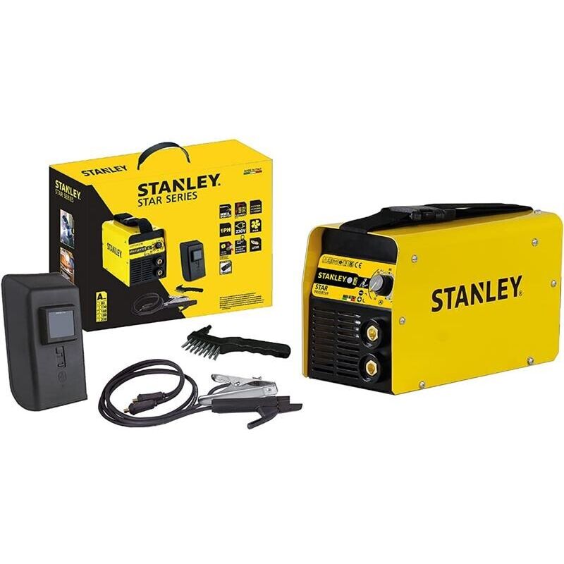 Stanley - Saldatrice a Elettrodi mma Inverter Star 3200 con Valigia