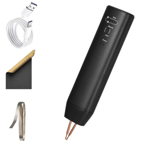 Saldatrice a punti, saldatrice a punti portatile a batteria con modalità automatica e manuale, 11 velocità regolabili, mini saldatrice a punti per saldatura a batteria