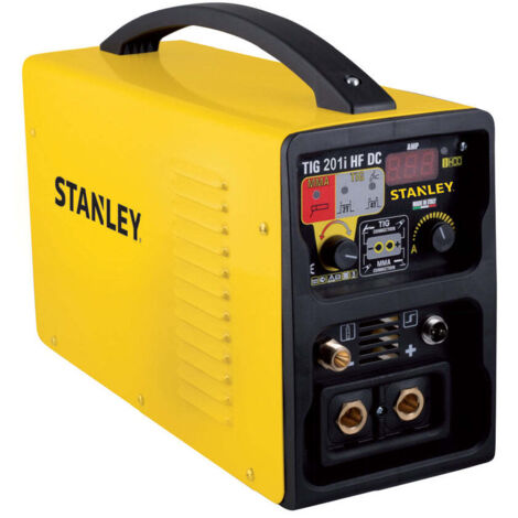 Saldatrice a TIG Inverter Stanley TIG201 i Hf-Dc con Valigetta