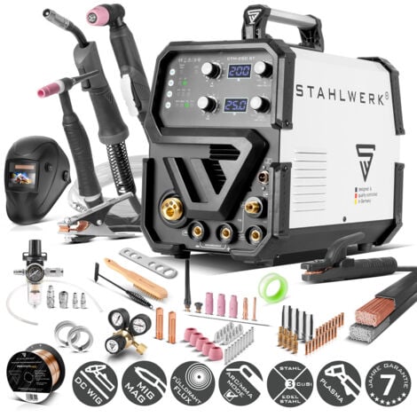 Saldatrice combinata STAHLWERK 4 in 1 CTM-250 ST completamente equipaggiata
