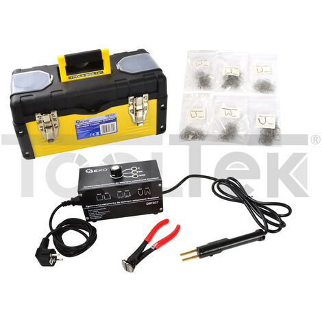 SALDATRICE CUCITRICE PLASTICA KIT RIPARAZIONE MATERIE PLASTICHE G81037